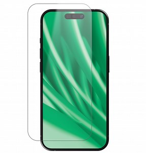 onn Corning Glass Screen Protector for iPhone® 17, Made with Durable Glass by Corning™ for Ultimate Protection, Includes Easy Application Tray