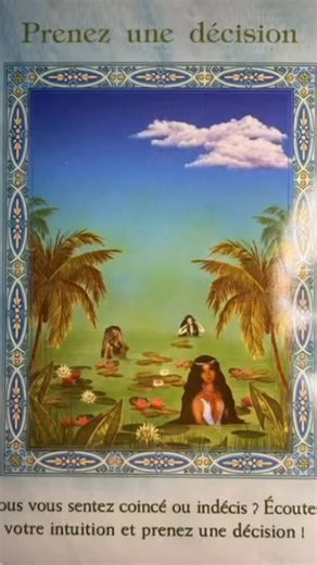 Fabashka la vie est magie ✨ on Instagram: "✨ Carte du jour – Prenez une décision Si tu tombes sur ce message ce n’est pas un hasard. Tu te sens coincé ou indécis ? Aujourd’hui, on te demande d’écouter ton intuition et de choisir. Ce n’est plus le moment d’attendre un signe. Ta décision est le déclencheur. Écris JE DÉCIDE ✨ Garde ce message s’il t’accompagne aujourd’hui 🤍 Selon l’oracle L’Oracle des Sirènes & Dauphins – Doreen Virtue Fabashka – La vie est magie #spiritualité #spirituality #guida