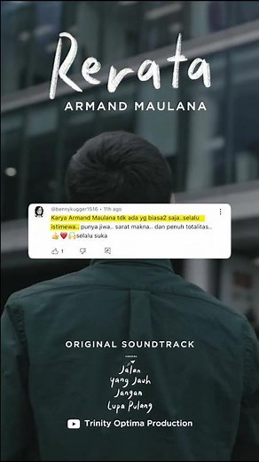 #TOPComments : Armand Maulana - Rerata (OST. Jalan Yang Jauh Jangan Lupa Pulang)