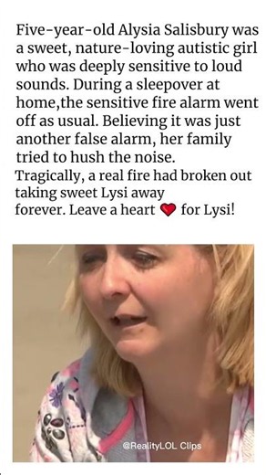 Lost Her Life in a Home Fire | The Deadly Alarm 💔⚠️ #shorts #emotional #firetragedy #usa