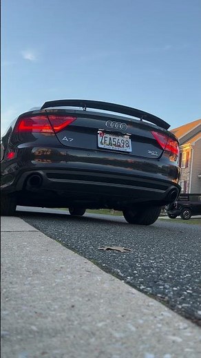 Audi A7 muffler and resonator delete.