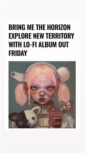 Wired Head News on Instagram: "A New Horizon: BMTH Announce Lo-files, a 23-Track Journey into Lo-Fi Soundscapes Known for pushing boundaries, Bring Me The Horizon return with Lo-files, a bold and unexpected lo-fi album dropping July 11. Featuring 23 reimagined versions of their most celebrated songs, the record promises a more introspective and atmospheric listening experience — proving once again that BMTH aren’t afraid to evolve. On July 8, Bring Me The Horizon started teasing what fans now kn