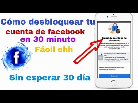 Cómo desbloquear tu cuenta de facebook en 30 minutos súper fácil 😈 sin esperar 30 día |
