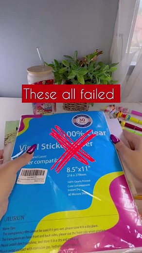 How to Make Clear Foil Stickers with Your Cricut
