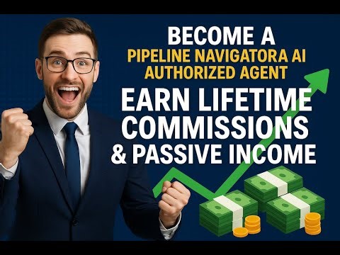 Become a Pipeline Navigator AI Authorized Agent | Earn Lifetime Commissions & Passive Income.