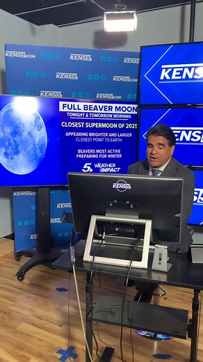 19K views · 78 reactions | Look up tonight to see the Beaver Moon, which is the full moon in November, and is also the year's largest and brightest supermoon. The name comes from the time when beavers are busy preparing for winter. Paul has your forecast. | KENS 5 & Kens5.com | Facebook