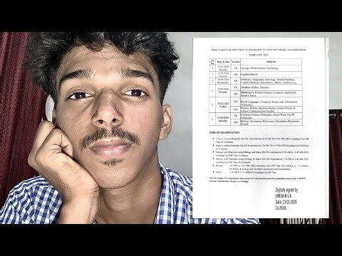 Plus One Model Exam Time Table🙂Study Plan??? STILL ZERO 0️⃣ The Reality😭💔Malayalam | Abhinav AK
