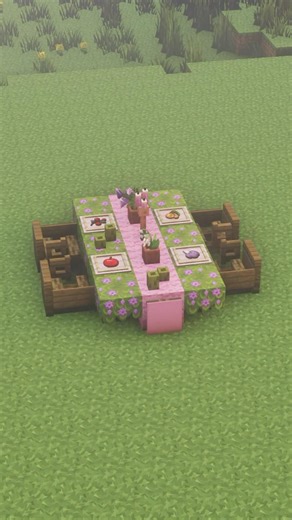 Minecraft Park Picnic Table!