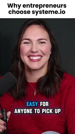 Why entrepreneurs choose systeme.io 🚀 #podcast #onlinebusiness #systemeio #entrepreneurship