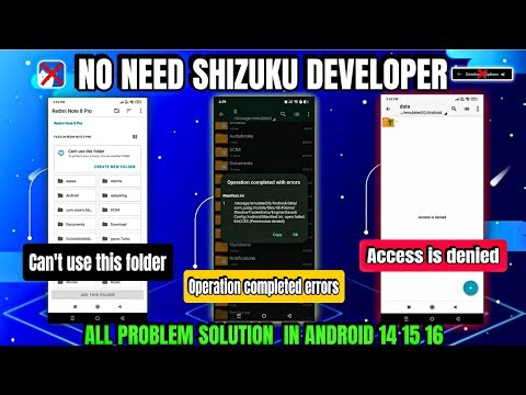 Android 14/15/16 Data Folder Access 😱 | No Shizuku No Developer Option | all solution🔥