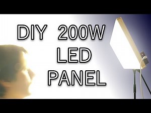 How to built a 200W LED panel