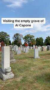 29K views · 2K reactions | Visiting the empty and original grave of Al Capone at Mt Olivet Cemetery. #alcapone #famousgraves #cemeterywandering | Freyzel Productions | Facebook