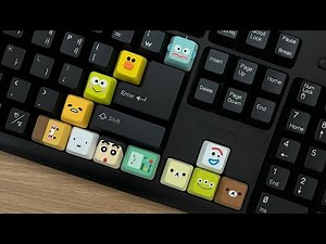 클레이 장인의 12가지 캐릭터 키캡 만들기 | making character keycaps with clay