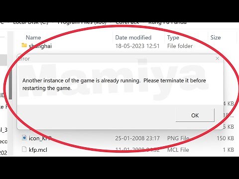 Pc Fix Another instance of the game is already running Please terminate before restarting the game
