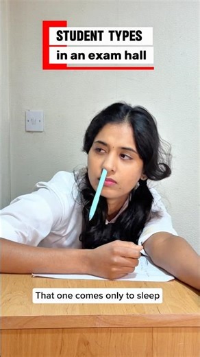 Student types in an exam hall😅 #examhall #trendingnow #comedyvidoes