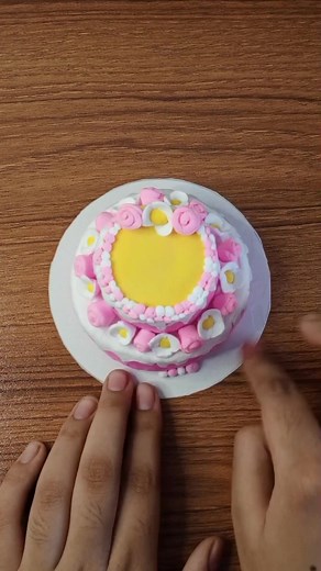 Creative DIY Birthday Cake with Clay Tutorial
