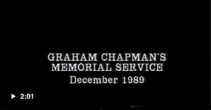Graham Chapman's Eulogy by John Cleese (2:02) - Video