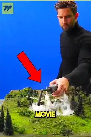 How Movies Use Miniature Models for Real Scenes 😱#shorts