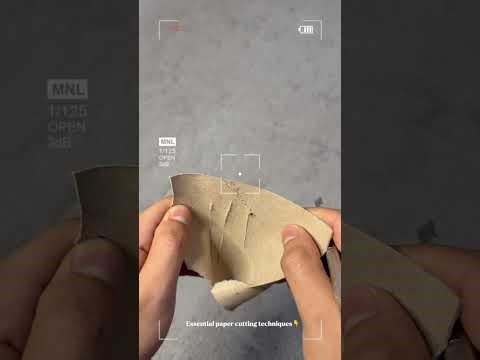 Essential paper cutting techniques🤧#public