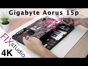 Gigabyte Aorus 15p - disassemble [4k]