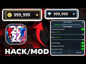 DLS 26 Hack MOD Menu 2026 - Unlimited Diamonds & Coins Dream League Soccer 2026 (Android/iOS)