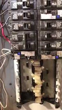 Arc fault circuit breaker test trip