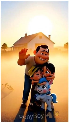 Ponyboy Returns Home:The Heartwarming Reunion on Earth Episode-17 #ponyboy #animatedmovie #sprygum