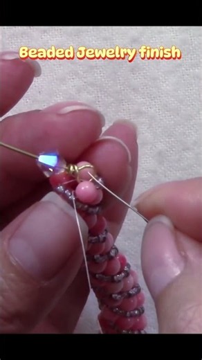 #how to finish a tubular bracelet/necklace #diy #handmade #fashion