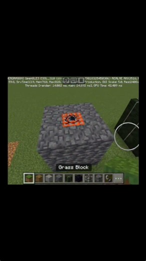 Minecraft block test 💯 #Minecraft