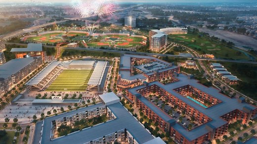 Mansfield unveils $2.5B entertainment district centered around pro sports stadium