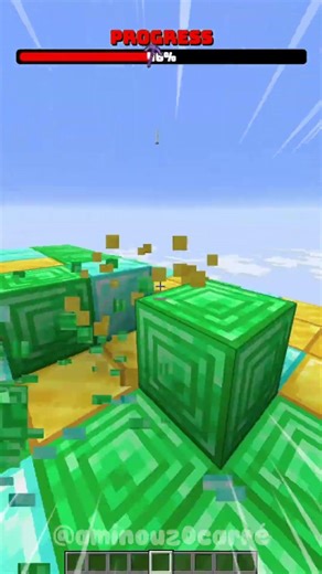 Hold your breath till i mine the blocks Challenge ! 🧐 #minecraft #shorts