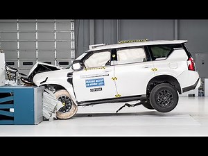 2025 Nissan Armada updated moderate overlap IIHS crash test