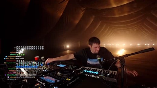 fred again.. feed on Instagram: "Fred playing new ID with @cariboumusic ‘facilita’ on twitch from rehearsal yesterday 🌅"