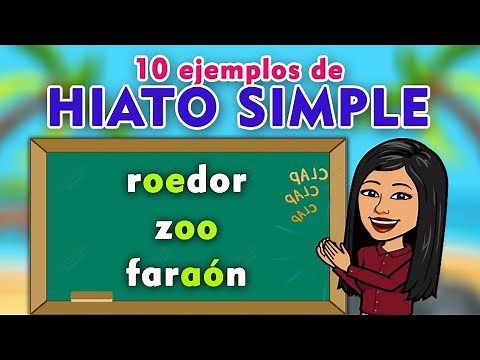 10 Ejemplos de HIATO SIMPLE I HIATO SIMPLE I Ejemplos FÁCILES