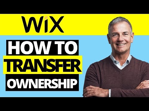 How To Transfer Ownership Of Wix Website (2021)