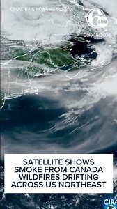 Satellite Shows Smoke From Canada Wildfires Drifting Across US Northeast