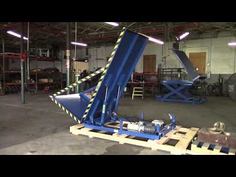 VERTI-LIFT HYDRAULIC 90-DEGREE TILT TABLE-2000# CAPACITY