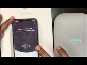 configuracion inicial google nest audio