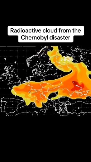 Radiation Cloud From Chernobyl: | Brilliant Maps
