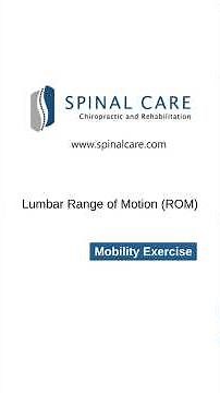 Lumbar Range of Motion (ROM) Mobility Exercise