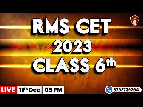RMS CET Class 6th | Military School Coaching class 6th | Military School Online Classes