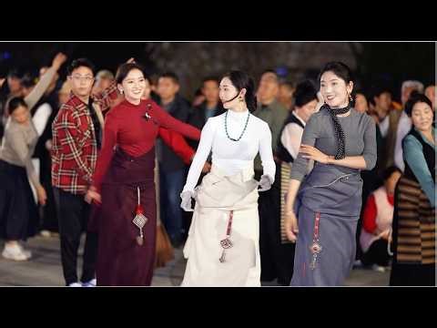 Traditional Tibetan dance "Golden sun", zhuorechamu team🌹