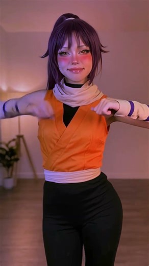 Bleach’s Flash Master: Yoruichi Shihouin Cosplay 🐈‍⬛⚡️ #cosplay