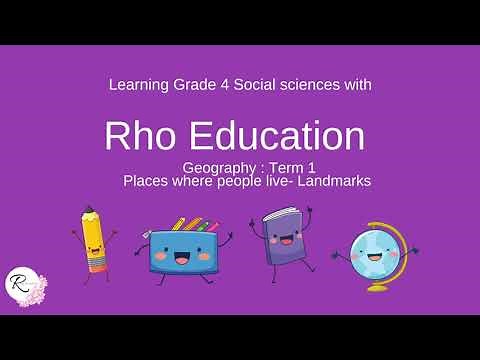 Grade 4 Social Sciences Term 1: Geography- Landmarks
