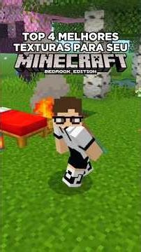 TOP 4 MELHORES TEXTURAS PARA MINECRAFT BEDROCK 1.21+
