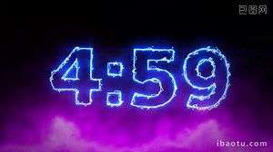 HD Blue Flame 5 Minutes Countdown Background Video Video MOV Template Free Download - Pikbest