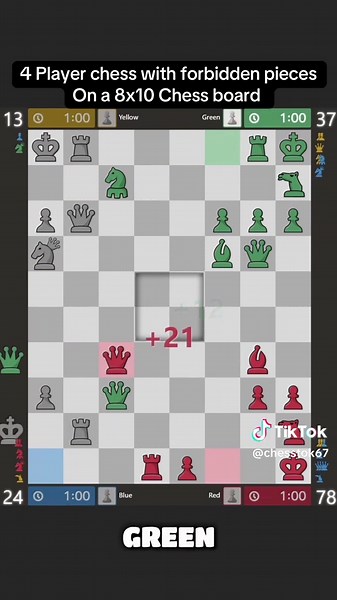 4 Player Chess King of the Hill Challenge