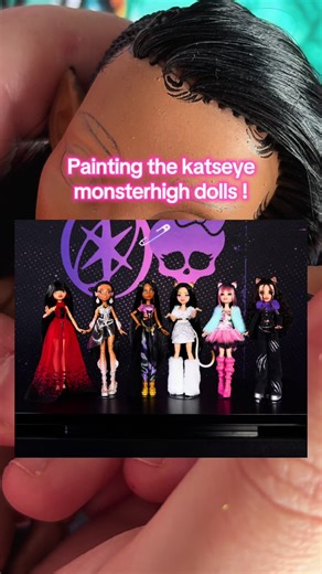 Custom Monster High Dolls: Katseye Painting Reveal