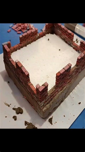 We Built a REAL Tiny Brick House! 😳🧱 Part1 #shorts
