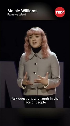 Fame vs talent - Maisie Williams #shorts #tedx